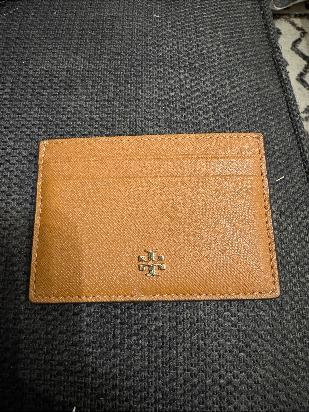 Tory Burch Tan Leather Card Case
